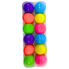 Expressions Rainbow Squeeze Ball Fidget Toys (12pc) – Colorful Stress Relief Sensory Squishy Set
