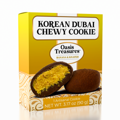 Dubai Banana Flavor Korean Chewy Chocolate Cookie by Oasis Treasures (90g) Simple Oasis Treasures 