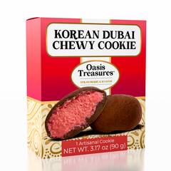 Dubai Strawberry Flavor Korean Chewy Chocolate Cookie by Oasis Treasures (90g) Simple Oasis Treasures 