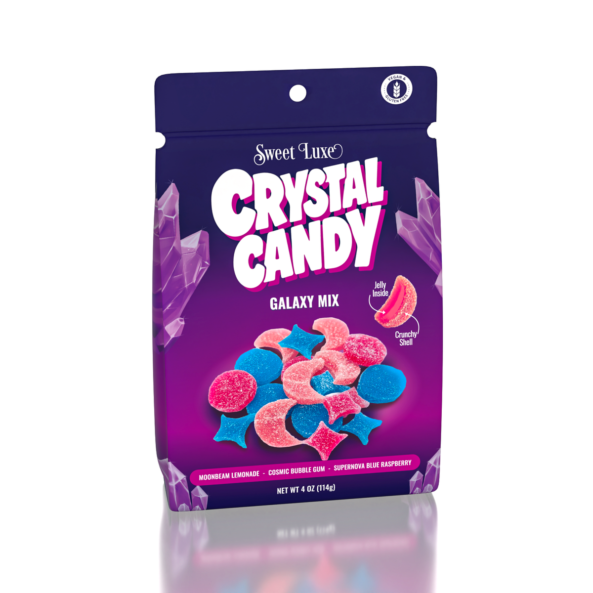 Sweet Luxe™ Extra Crunchy Crystal Candy - Galaxy Flavor Mix