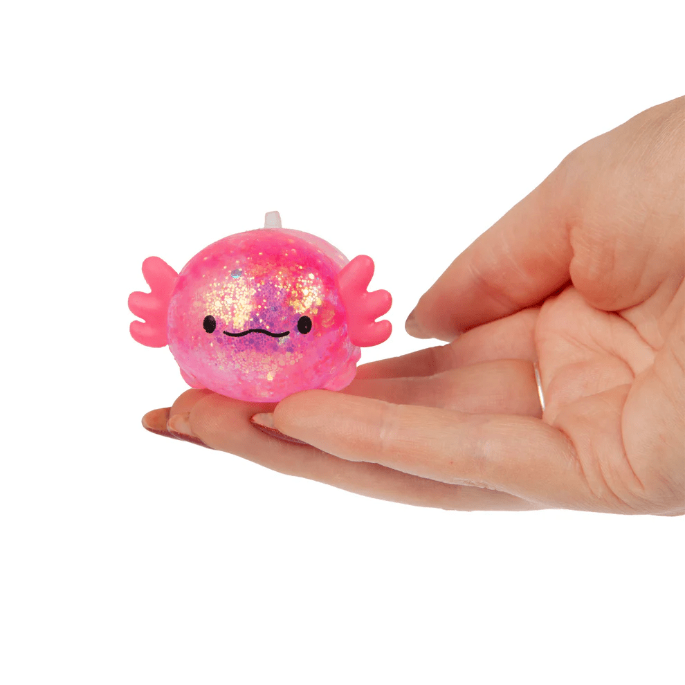Scrunchems Mini Sugar Axolotls Squishy Fidget Toy (3pc) Simple Scrunchems