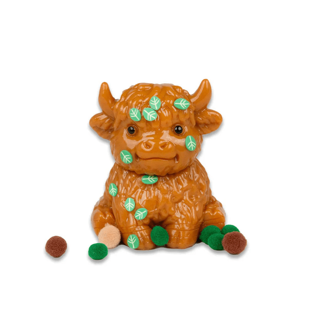 Scrunchems Sticky Squishy Highland Cow Fidget Toy (1pc) Simple Scrunchems