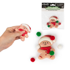 Scrunchems Sticky Squishy Gingerbread Fidget Toy (1pc)