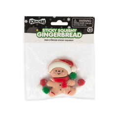 Scrunchems Sticky Squishy Gingerbread Fidget Toy (1pc)