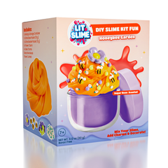 LIT Slime DIY Scented Slime Kit with Charms (1 Jar) Honeybee Garden