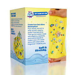 LIT Slime DIY Scented Slime Kit with Charms (1 Jar) Ocean Treasure