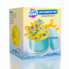 LIT Slime DIY Scented Slime Kit with Charms (1 Jar) Ocean Treasure