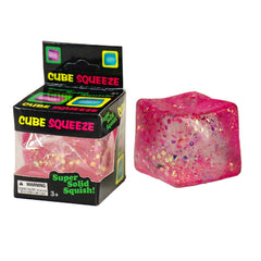 Cube Sugar Squeeze Squishies® Fidget Sugar Stress Ball (1pc) – Color Ships Assorted
