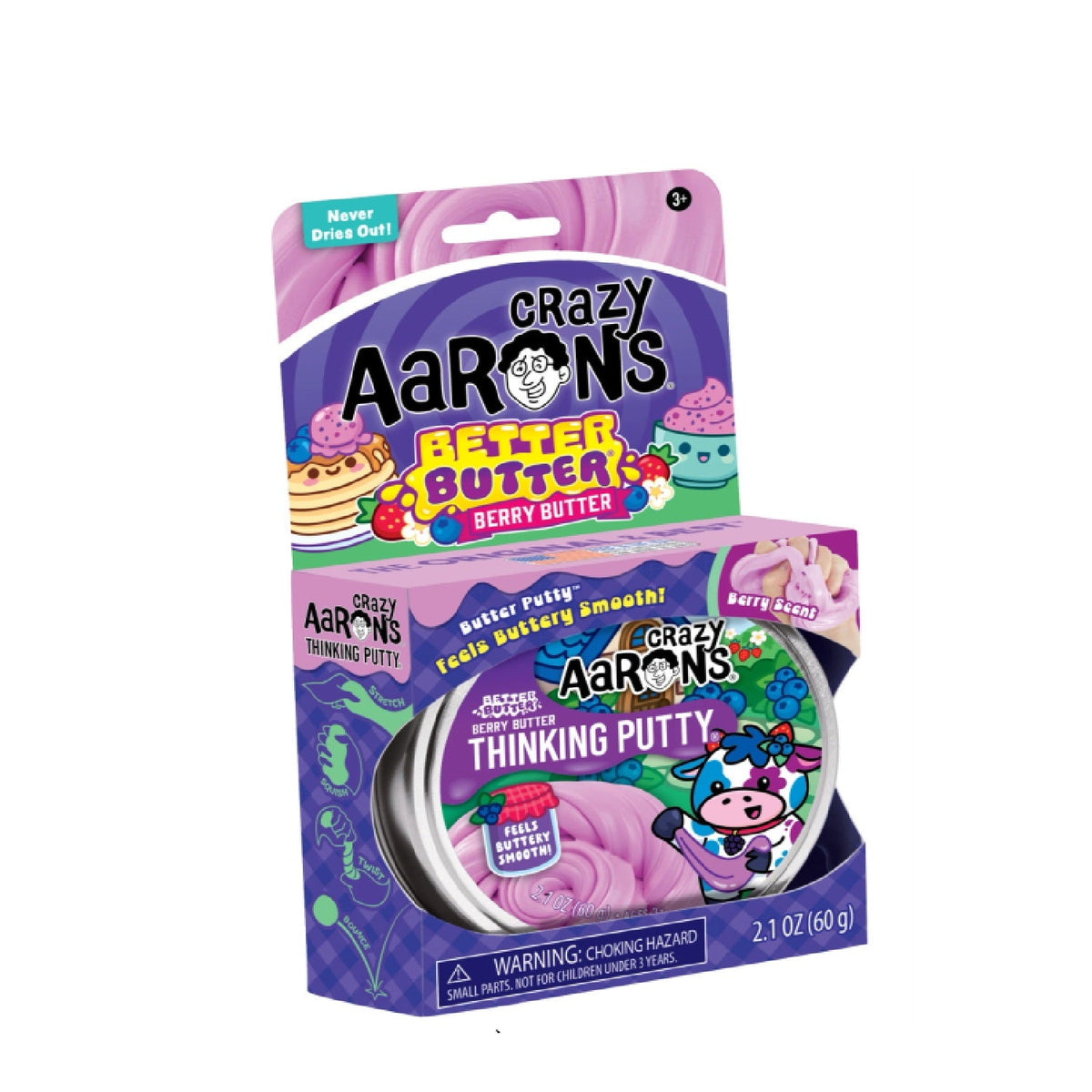 Crazy Aaron’s Better Butter Berry Thinking Putty® Sensory Fidget Putty