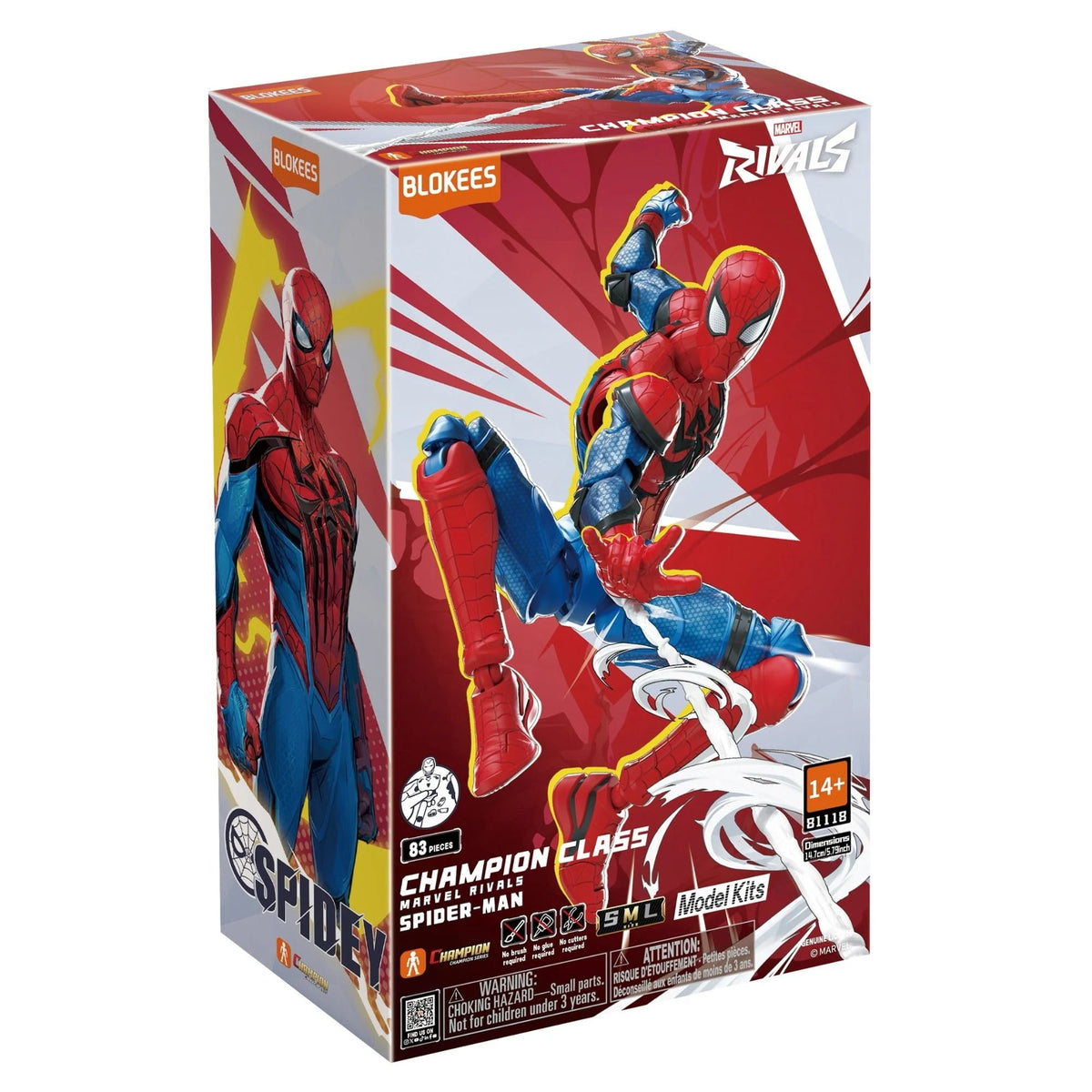 Blokees Marvel Rivals Champion Class 06 Spider-Man Model Kit