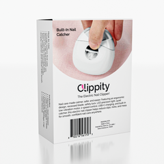 Clippity Rechargeable Electric Nail Clipper with LED Light