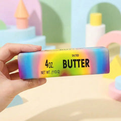 Rainbow Butter Foam Slow-Rise Squishy 5.5" Fidget Toy (1pc)