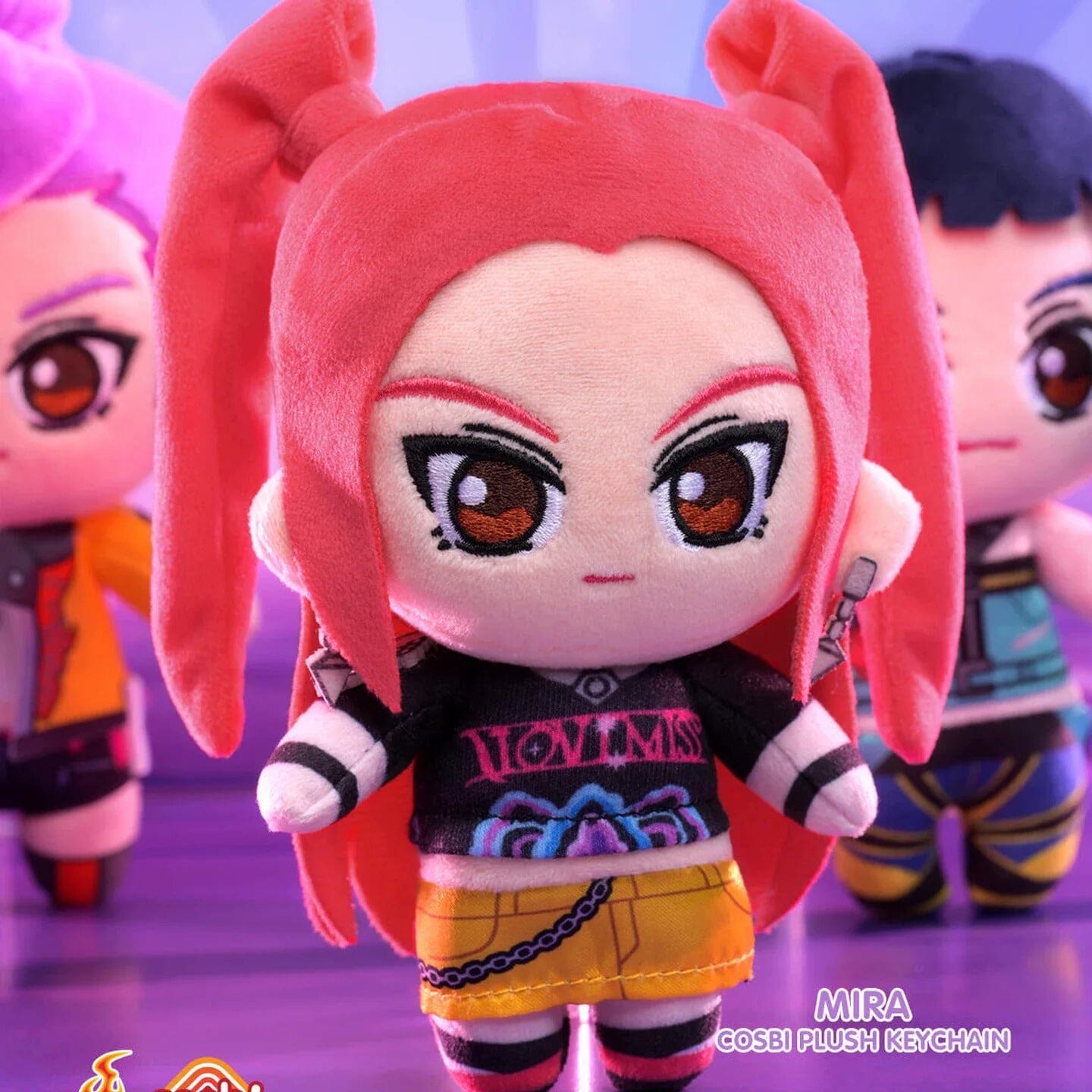 Hot Toys Cosbi - KPop Demon Hunters Plush Keychain Blind Box (1pc) Simple One Piece 