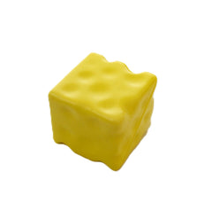 Cheese Cube Slow-Rise Squishy 2.5" Fidget Toy (1pc)
