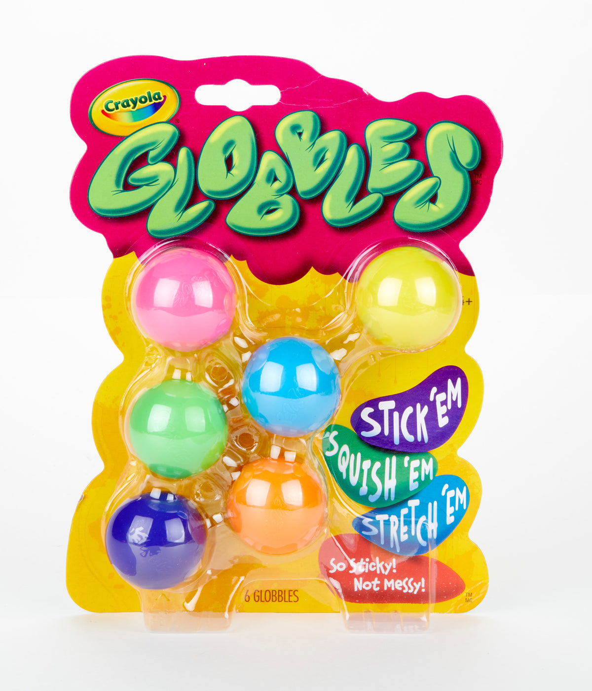 Crayola Globbles Squishy Fidget Toy - Pack of 6
