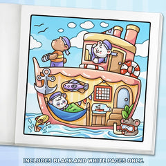 Comfy & Cozy: Coloring Book for Adults and Teens by Jade Summer Simple Jade Summer 