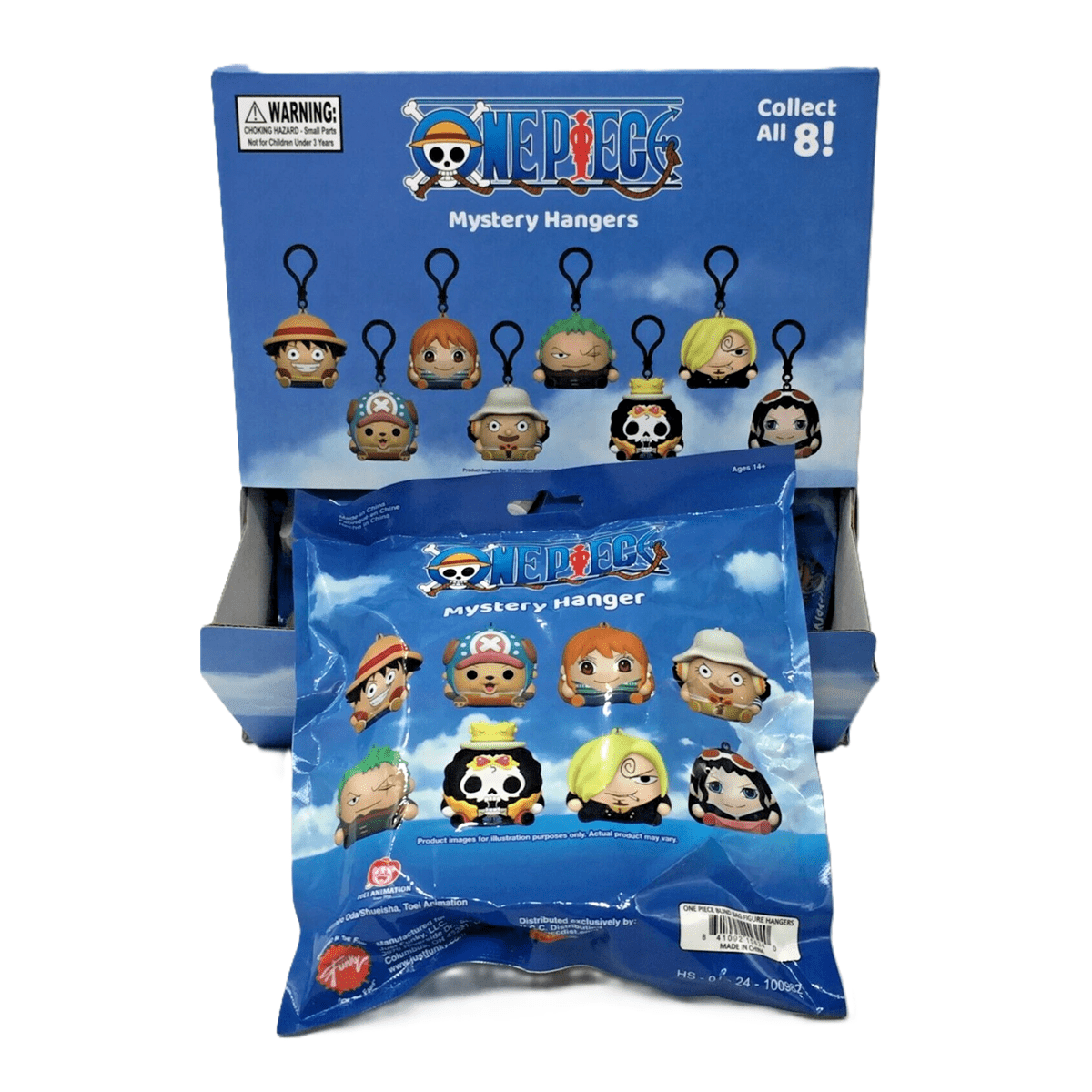 One Piece Mystery Clip Hangers One Blind Bag (1pc) Ship Assorted Simple One Piece 