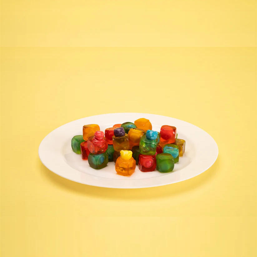 Peelable Gummies Stand Up Peg Bag - 4.25oz