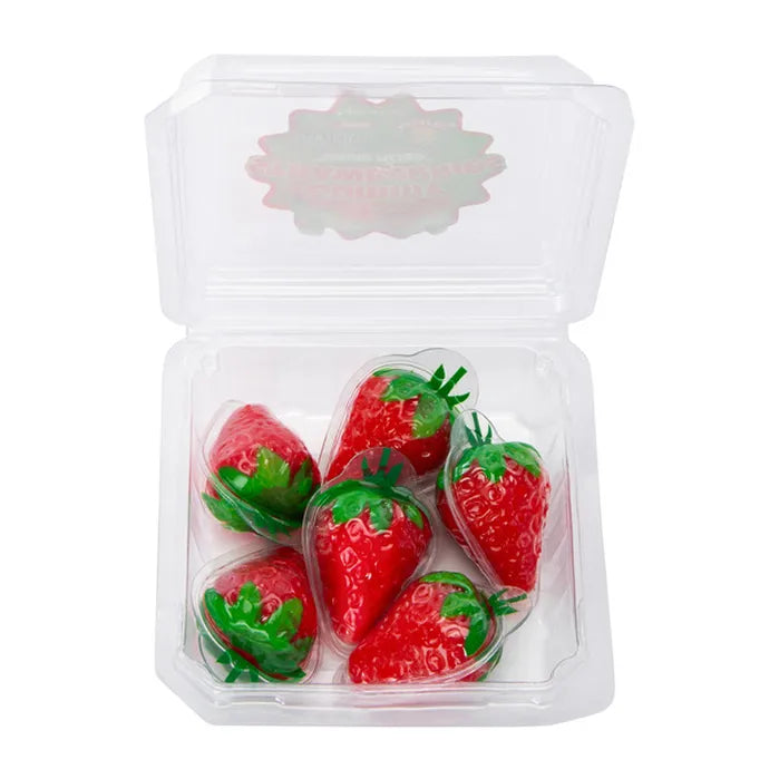 Raindrops Gummy: Liquid Filled Strawberries Gummy - 3.8oz