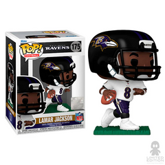 Funko Pop! NFL: Baltimore Ravens - Lamar Jackson (Away Uniform)