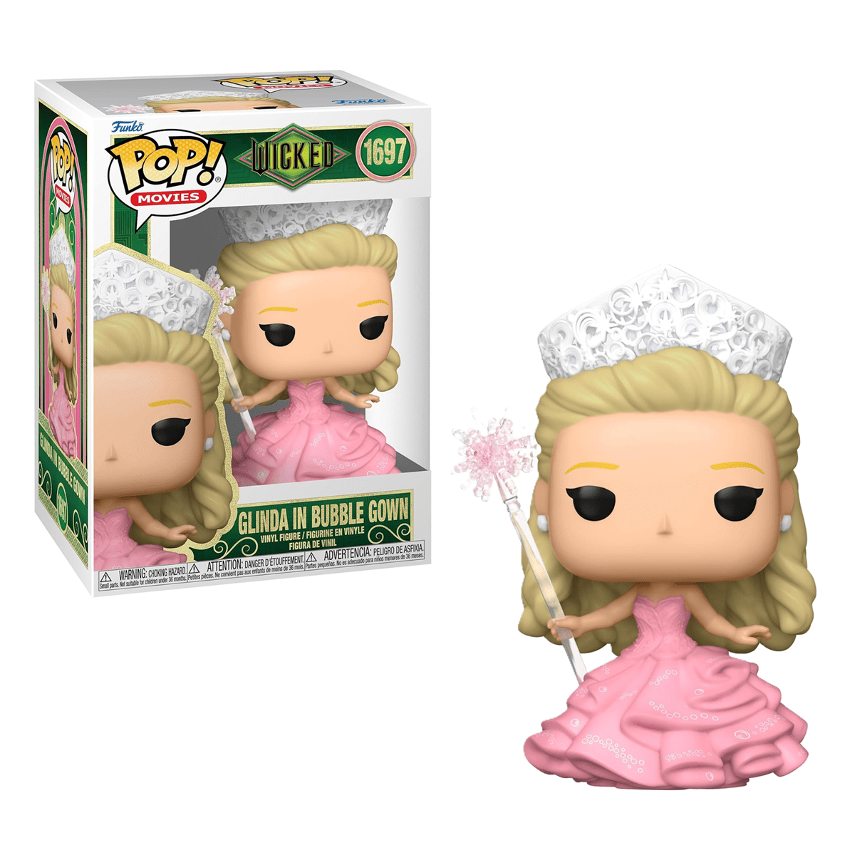 Funko POP! Movies: Wicked - Glinda in Bubble Gown Simple Funko 