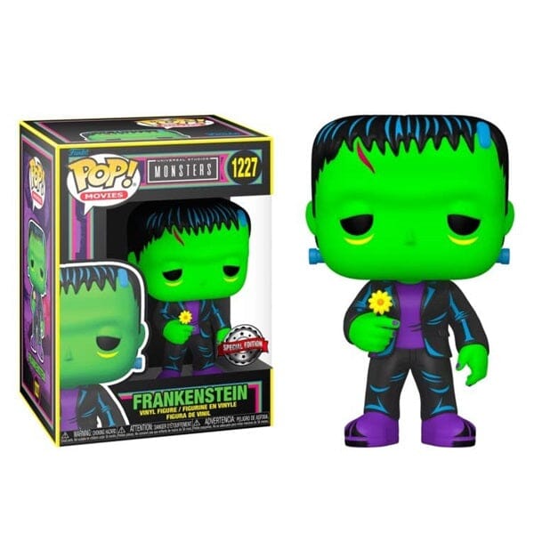 Funko Pop! Monsters: Frankenstein Black Light (Exclusive) Simple Showcase 