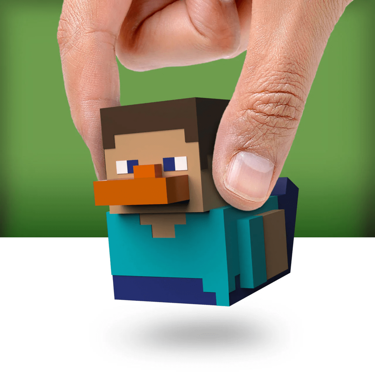 TUBBZ: Minecraft - Steve Rubber Duck Figure (Mini Edition) Simple TUBBZ 
