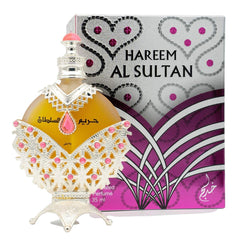 Khadlaj Hareem Al Sultan Silver Pink Unisex Perfume Oil (35mL) Simple Khadlaj Hareem 