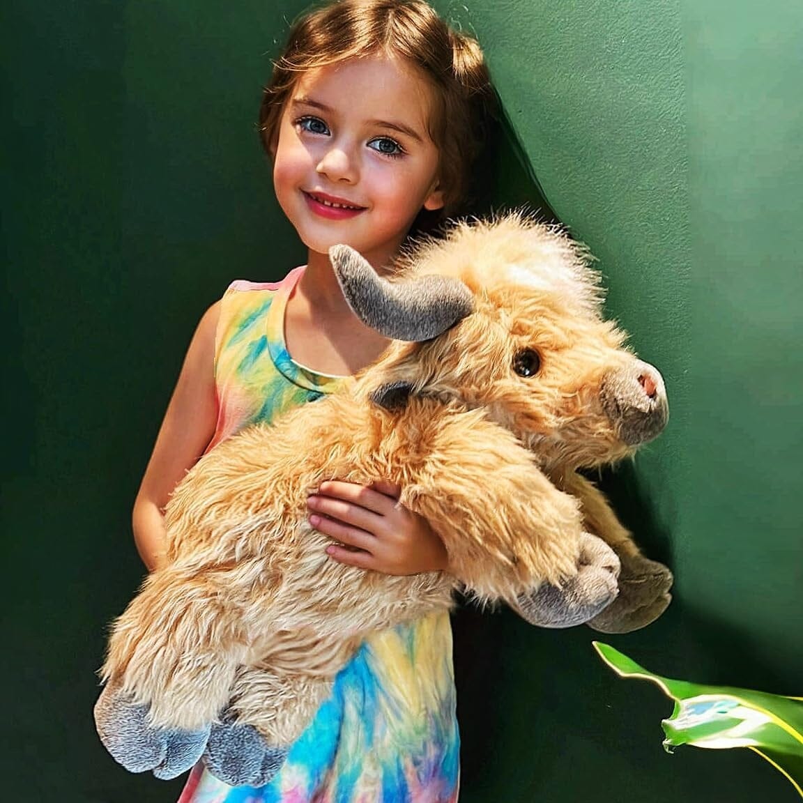 Novelty Plush – Highland Cow Weighted Plush - 11" Simple Exclusive 