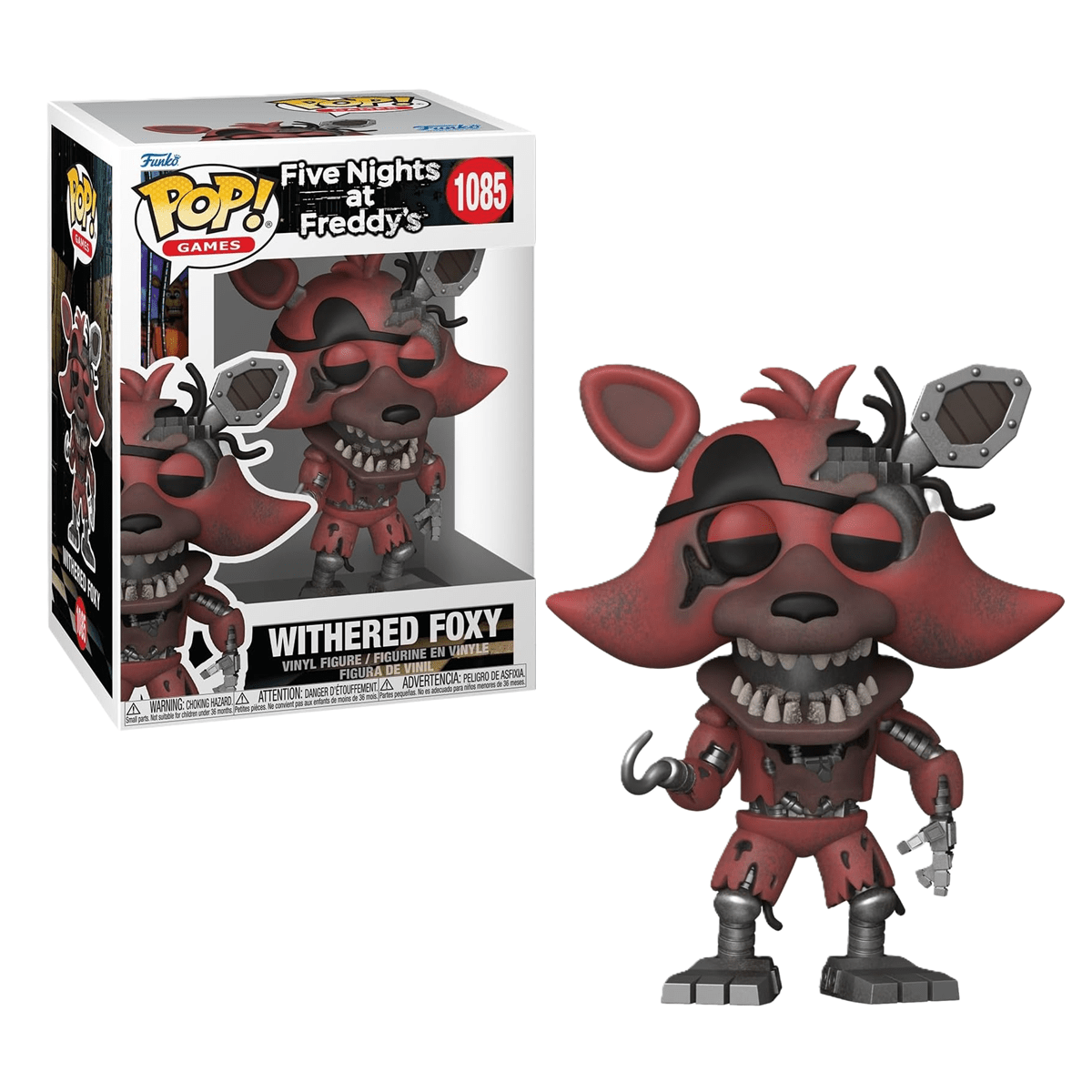 Funko Pop! Games: Five Nights at Freddy’s – Withered Foxy Simple Funko 