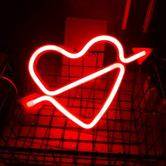 Illumina: Cupid Bow Neon Light Sign