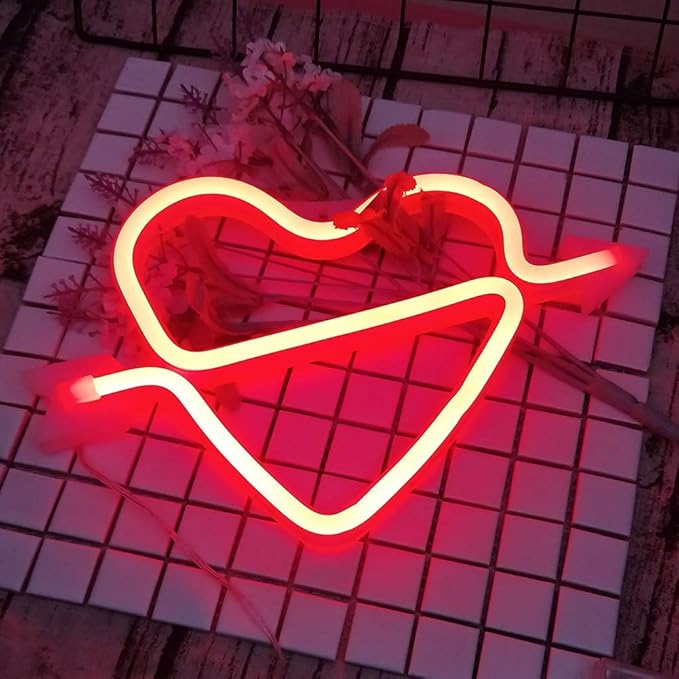Illumina: Cupid Bow Neon Light Sign