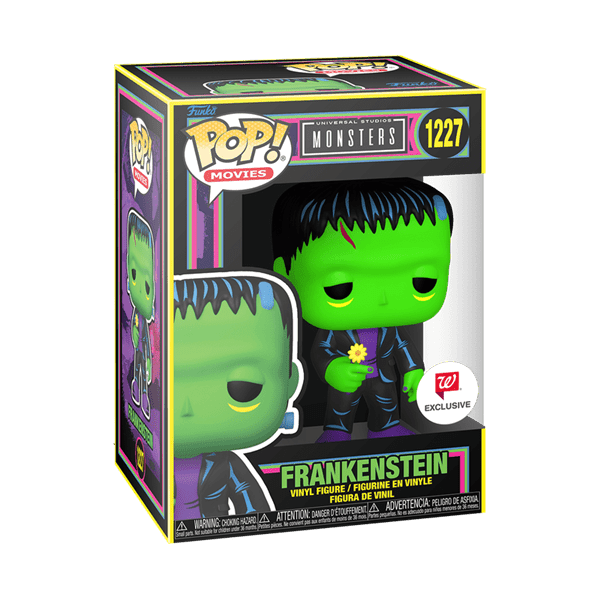 Funko Pop! Monsters: Frankenstein Black Light (Exclusive) Simple Showcase 