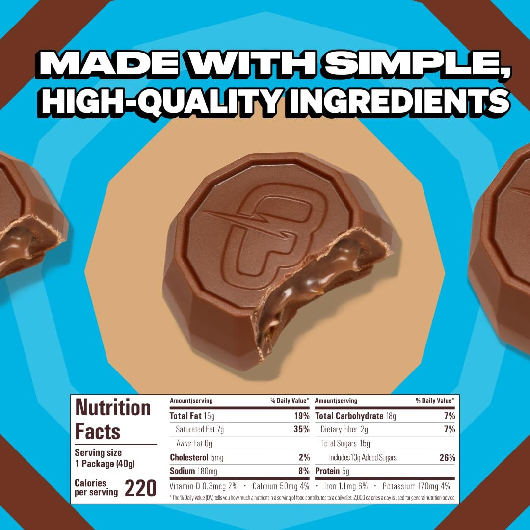 Mr Beast: Feastables Creamy Hazelnut Chocolate Cups - 1.41oz