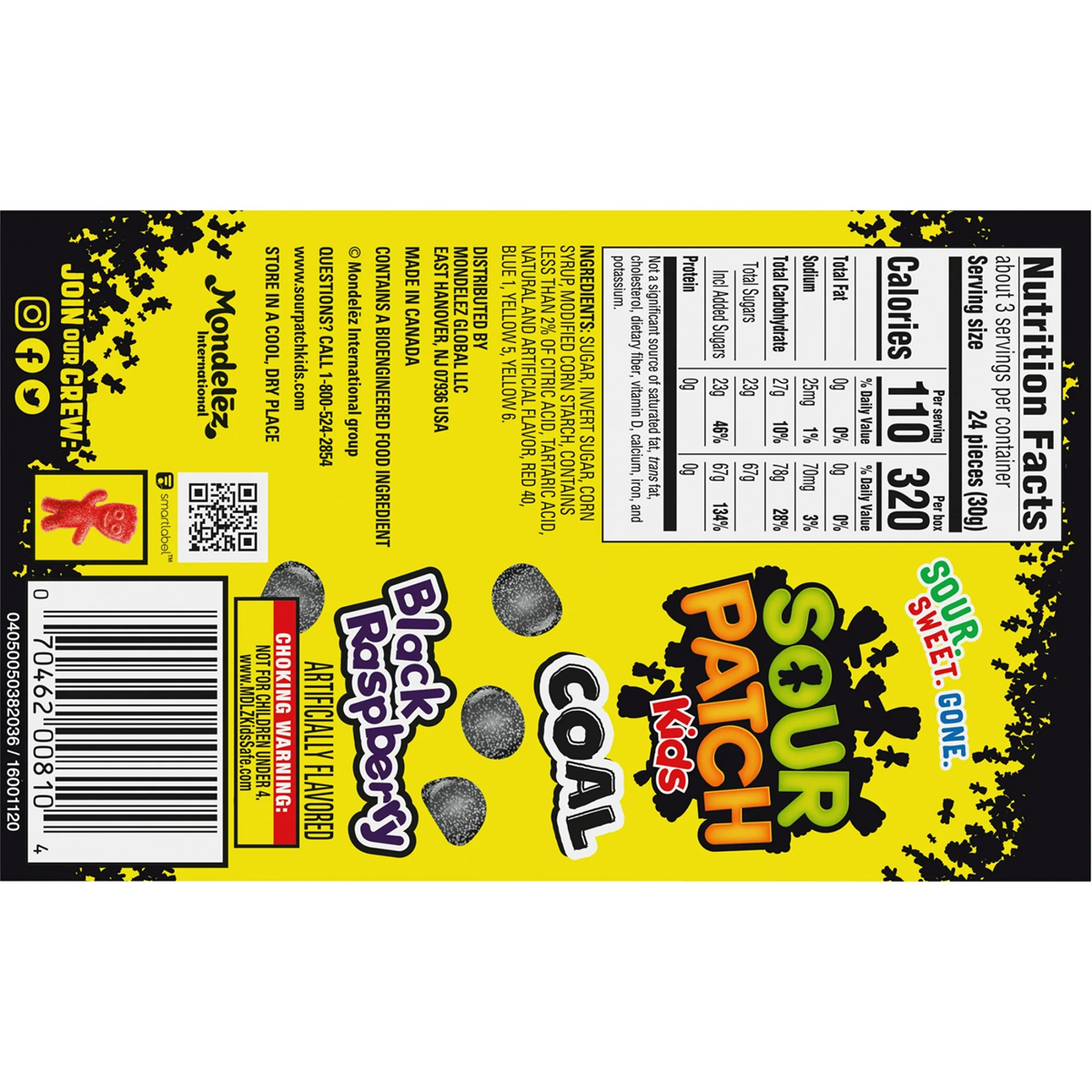Sour Patch Kids Coal – 3.1oz