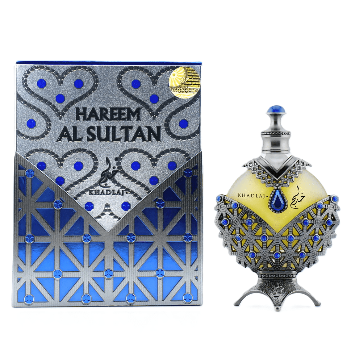 Khadlaj Hareem Al Sultan Antique Blue Unisex Perfume Oil (35mL) Simple Khadlaj Hareem 