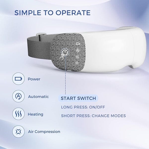 Quantum BlinkBliss: Folding Eye Massager - Unwind in Eye-Soothing Bliss! Simple Showcase 