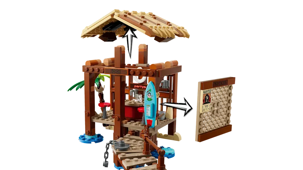 LEGO® Windmill Village Hut Simple Showcase 