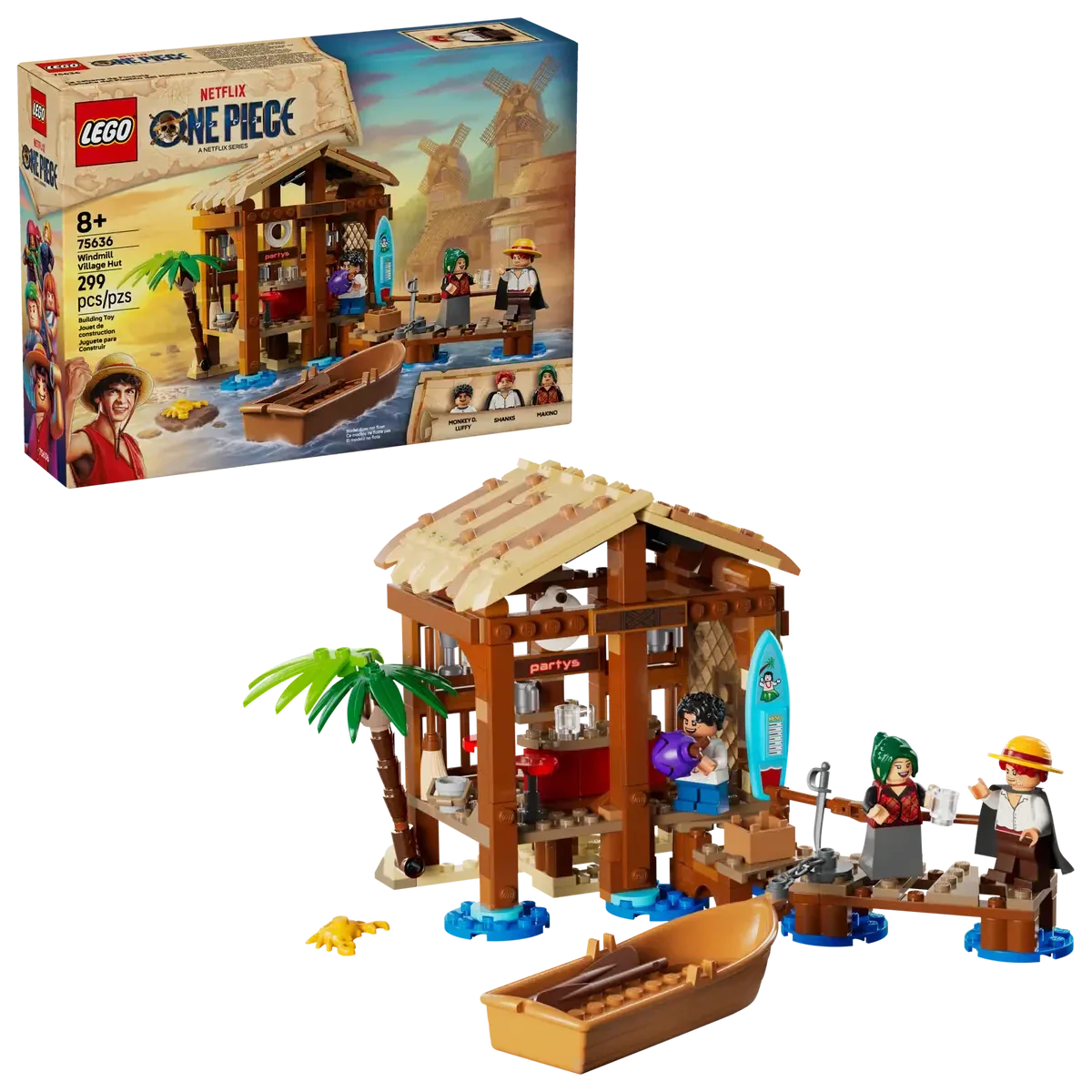 LEGO® Windmill Village Hut Simple Showcase 