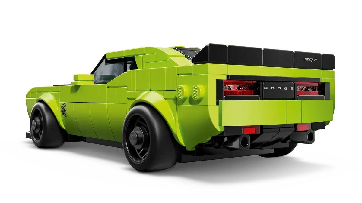 LEGO® Dodge Challenger SRT Hellcat Sports Car Simple Showcase 