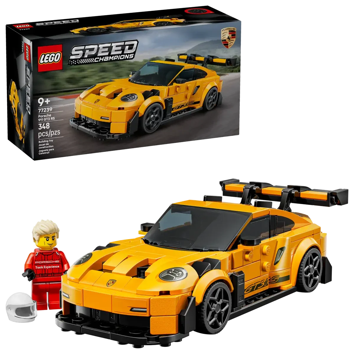LEGO® Porsche 911 GT3 RS Super Car Simple Showcase 
