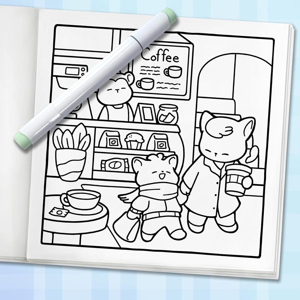 Comfy & Cozy: Coloring Book for Adults and Teens by Jade Summer Simple Jade Summer 