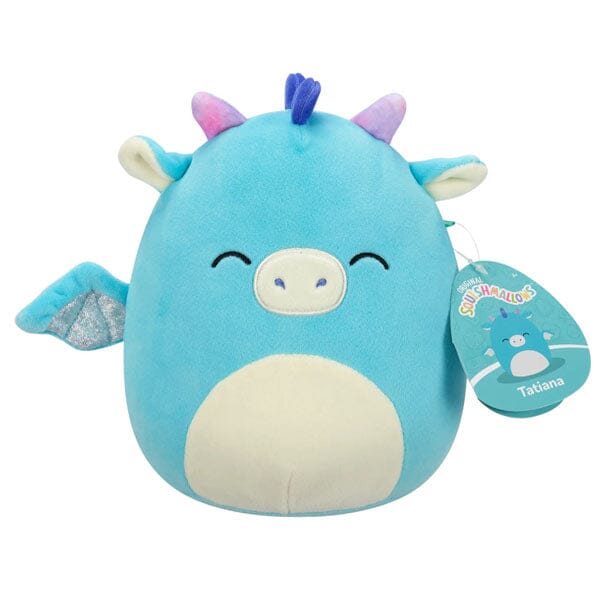 Squishmallows Super Soft Plush Toys 7.5" Tatiana The Teal Dragon Simple Squishmallows 