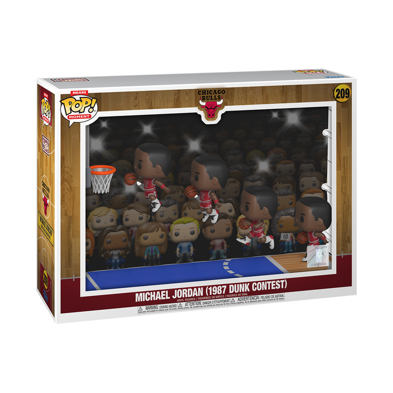 Funko Pop! NBA: Moments Deluxe - Michael Jordan From Bulls ('87 Dunk Contest)