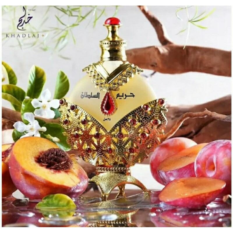 Khadlaj Hareem Al Sultan Silver Pink Unisex Perfume Oil (35mL) Simple Khadlaj Hareem 