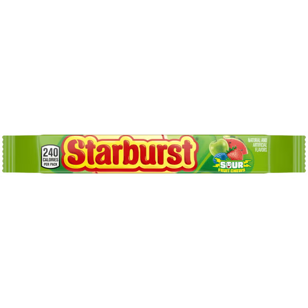 Starburst Sour Fruit Chews Chewy Candy 2.07 oz