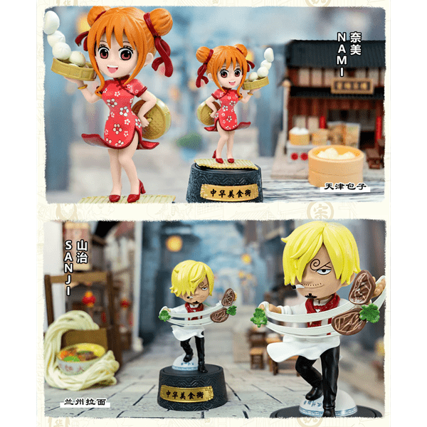 One Piece - Chinese Food Series Blind Box (1pc) Simple Showcase 