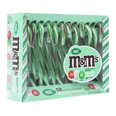 M&M's Mint Chocolate Candy Canes (5.3oz) Showcase 