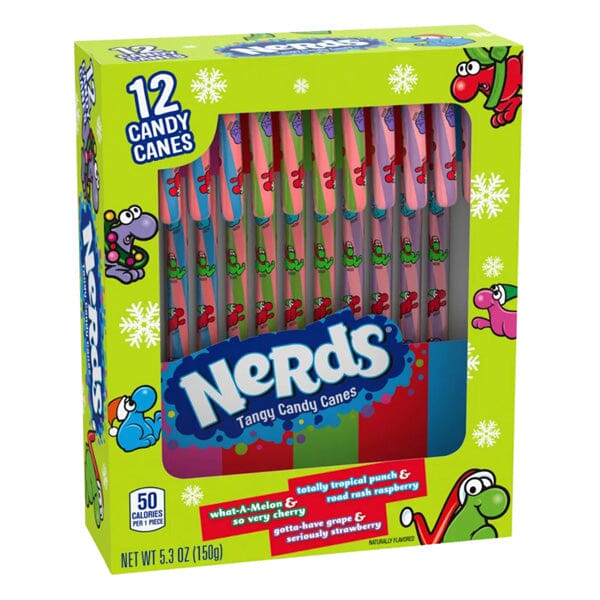 Nerds Tangy Candy Canes (12pk) Simple Maynards 