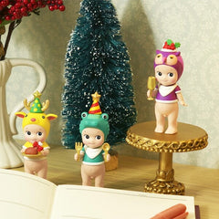 Sonny Angel Collectable Mini Cherub Figurines Christmas Dinner Series Blind Box (1pc) Simple Sonny Angel 